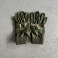 Corteiz Leather Gloves Black - SS23 - Green, S/M