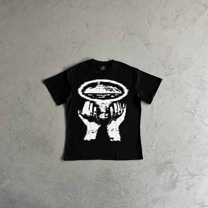 Corteiz Sketchy Hands Tee - Black
