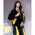 Corteiz Spring Jacket - Alcatraz Sun & Rain Black Yellow Windbreaker