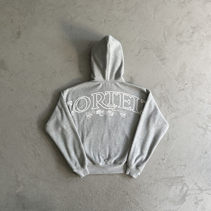Corteiz Superior Royale Zip Hoodie & Pants Suit / Set - Heather Grey