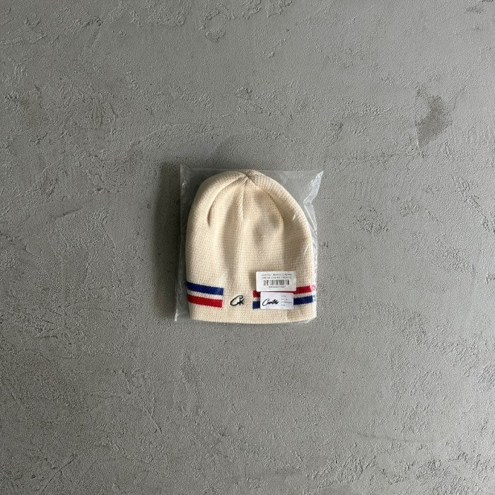 Corteiz VVS Knit Beanie 'Cream'