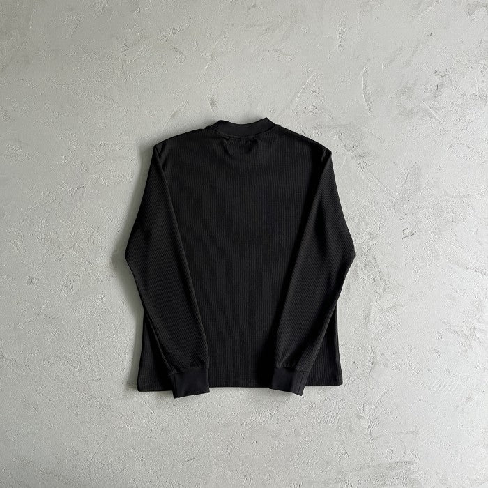 Corteiz 5 Starz Alcatraz Waffle Long Sleeve Tee - Black