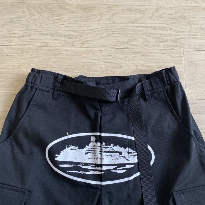 Corteiz Alcatraz Cargo Shorts - Black