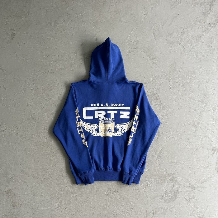 Corteiz Gasolina Double Zip Hoodie - Royal Blue - Set