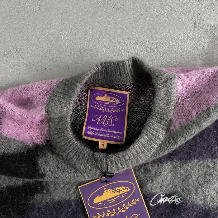 Corteiz Mohair Knit Sweater 'Sakura Camo'