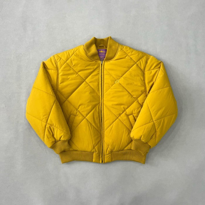 Corteiz Olde English Quilted Bomber Jacket - Yellow