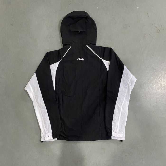 Corteiz Spring Jacket - Alcatraz Sun & Rain Black Windbreaker