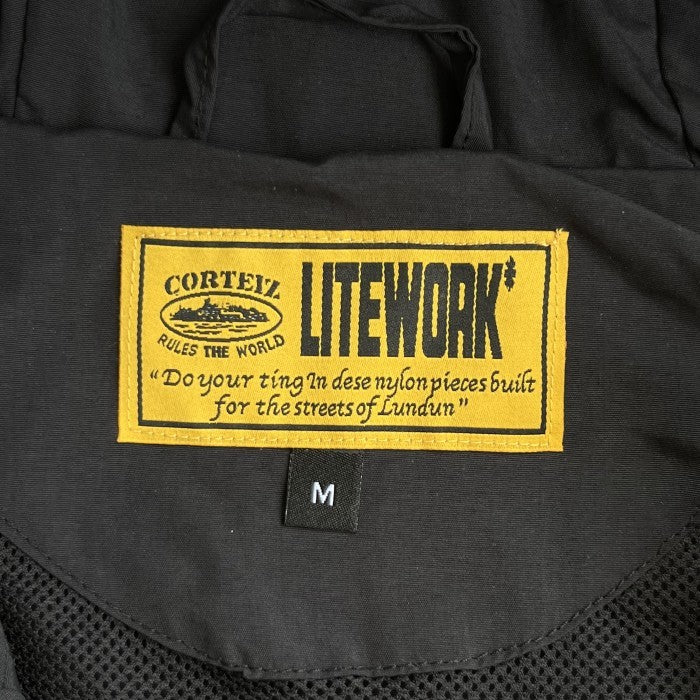 Corteiz Spring Jacket - Alcatraz Sun & Rain Black Yellow Windbreaker