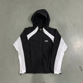Corteiz Spring Jacket - Alcatraz Sun & Rain Black Windbreaker