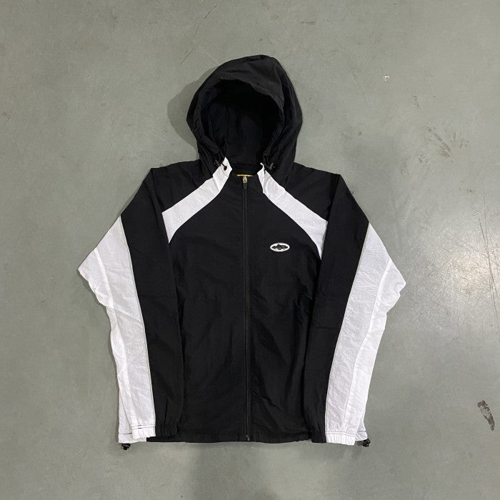 Corteiz Spring Jacket - Alcatraz Sun & Rain Black Windbreaker
