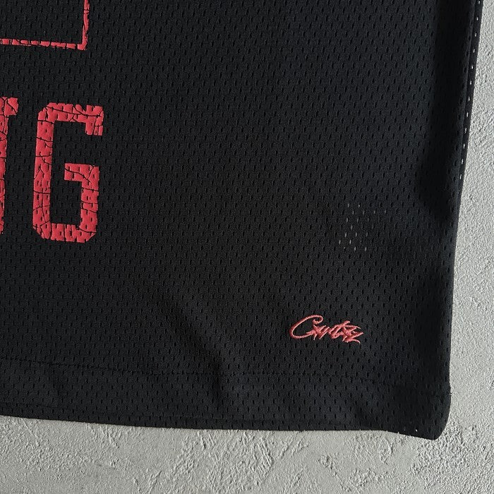 Corteiz x Slaughter Gang 21 Savage Mesh - T-shirt / Shorts / Set - Black - Set
