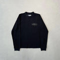 Corteiz Alcatraz Waffle Longsleeve - Triple Black