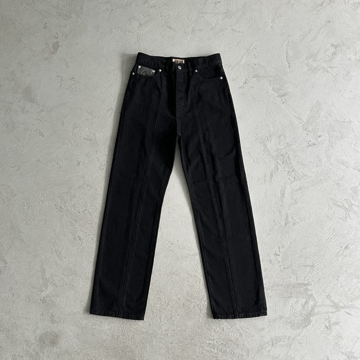 Corteiz C-Star Stitch-Down Jeans - Triple Black