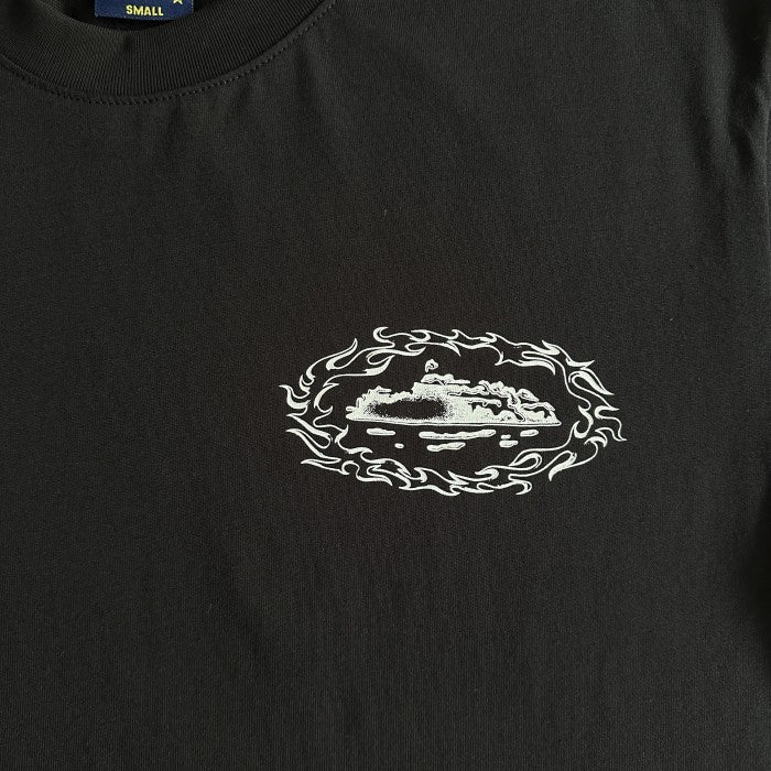 Corteiz Firey Alcatraz T-shirt - Black