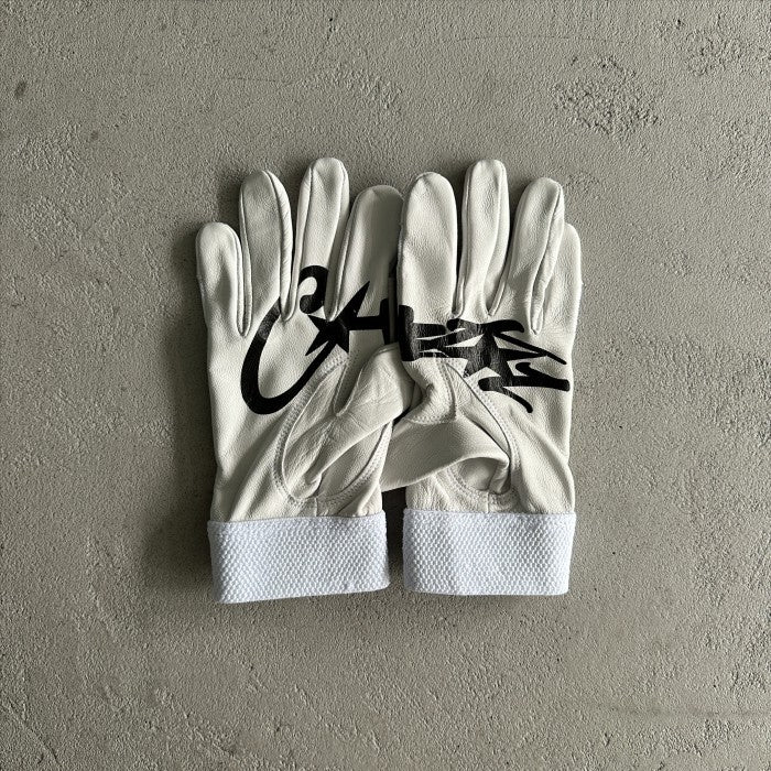 Corteiz Leather Gloves Black - SS23 - Green, S/M
