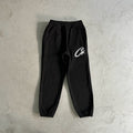 Corteiz Satin C Star Appliqué Sweatpants - Black