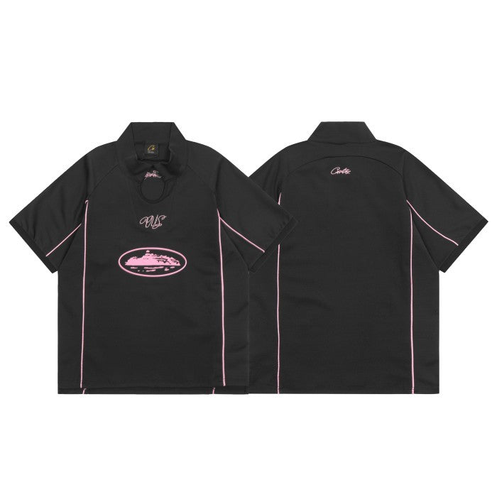 Corteiz Talismo Football Jersey Black/Pink - SS24