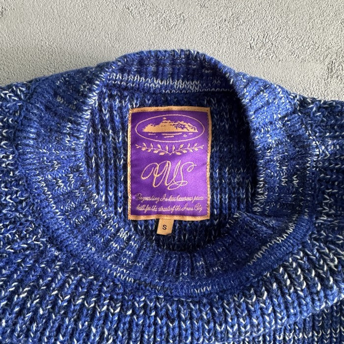 Corteiz VVS Knitted Mixed Yarn Allstarz Sweater - Blue