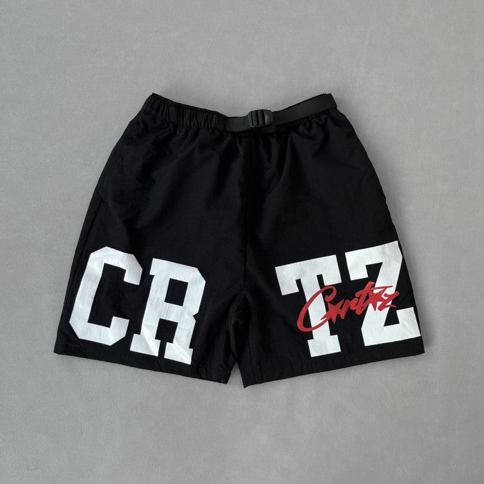 Corteiz Corteiz Nylon Shorts - Black