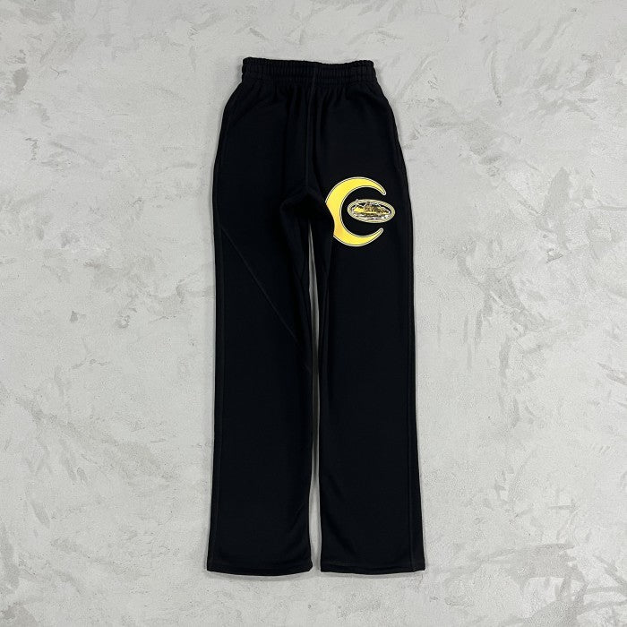 Corteiz Crescent Hoodie & Pants Suit / Set - Black