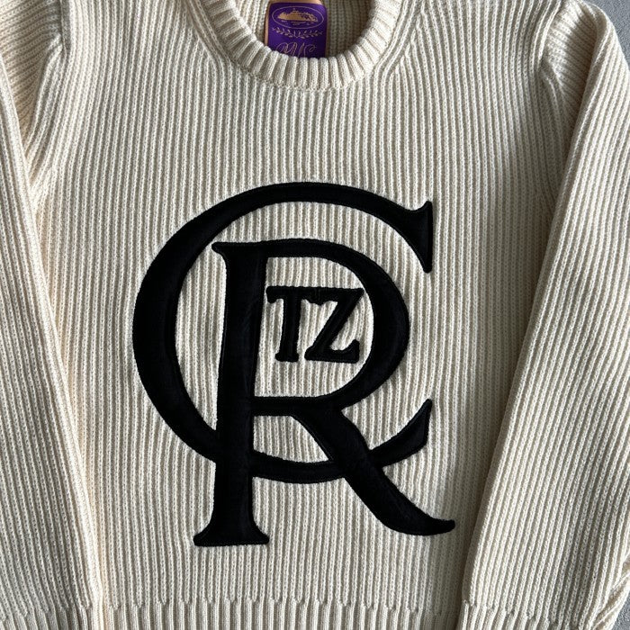 Corteiz Crest Knit Sweater - Off White