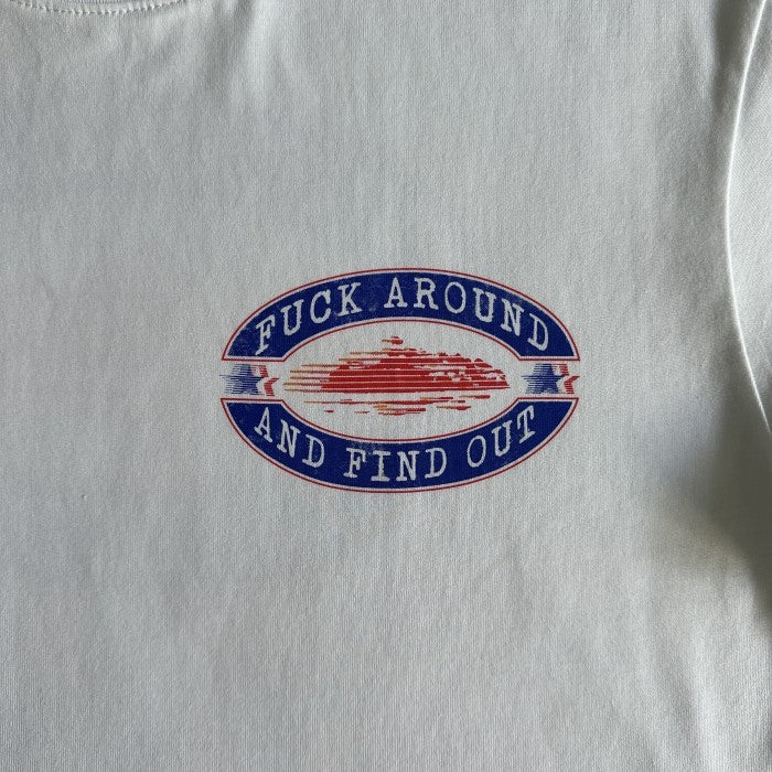 Corteiz Fuck Around Tee - White/Blue