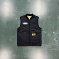 Corteiz Guerillaz Quilted Vest - Black