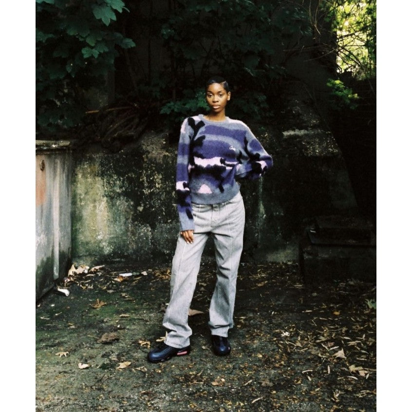 Corteiz Mohair Knit Sweater 'Sakura Camo'