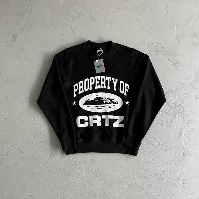 Corteiz P.O.C Property Of Corteiz Sweatshirt and Shorts Set - Black - Set