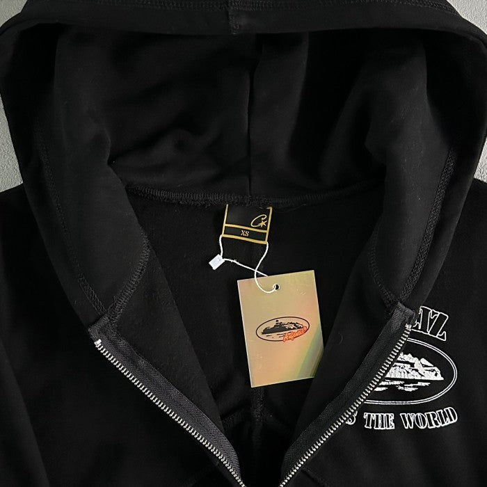 Corteiz Superior V2 Zip-Up Hoodie & Pants Suit / Set - Black