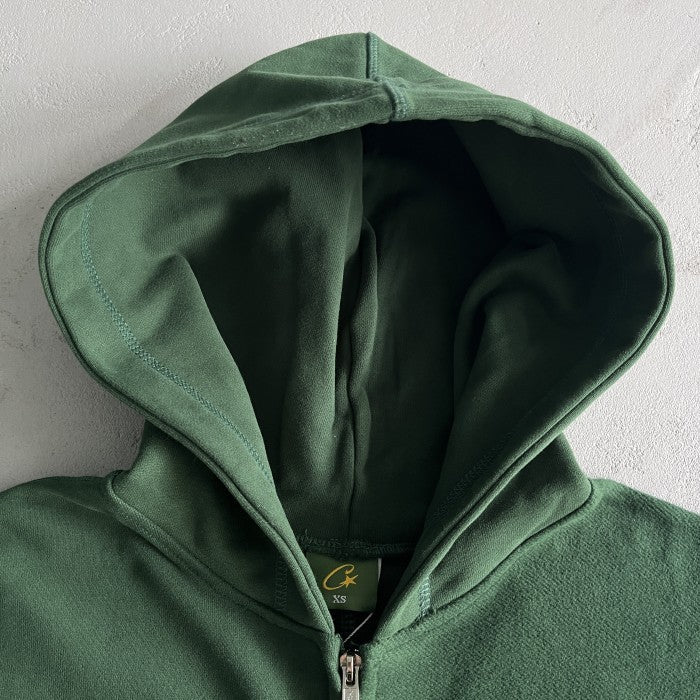 Corteiz Superior V2 Zip-Up Hoodie & Pants Suit / Set - Forrest Green