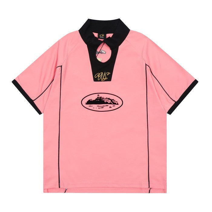 Corteiz Talismo Football Jersey Pink - SS23
