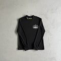 Corteiz 5 Starz Alcatraz Waffle Long Sleeve Tee - Black