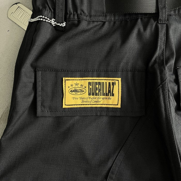 Corteiz 5 Starz Special Edition Black Guerillaz Cargo Pant - Black