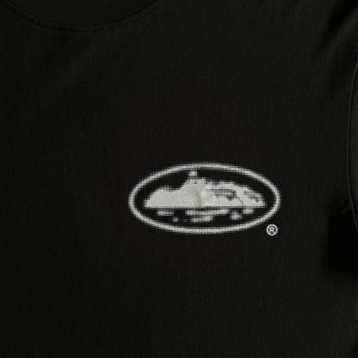 Corteiz Halftone Island Tee - Black/White