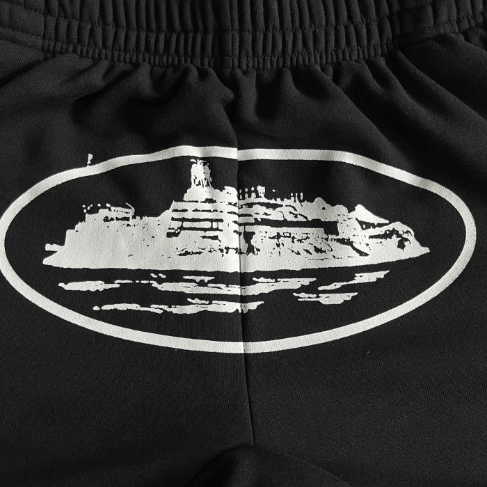 Corteiz OG Alcatraz Bottoms Joggers / Sweatpants - Black White