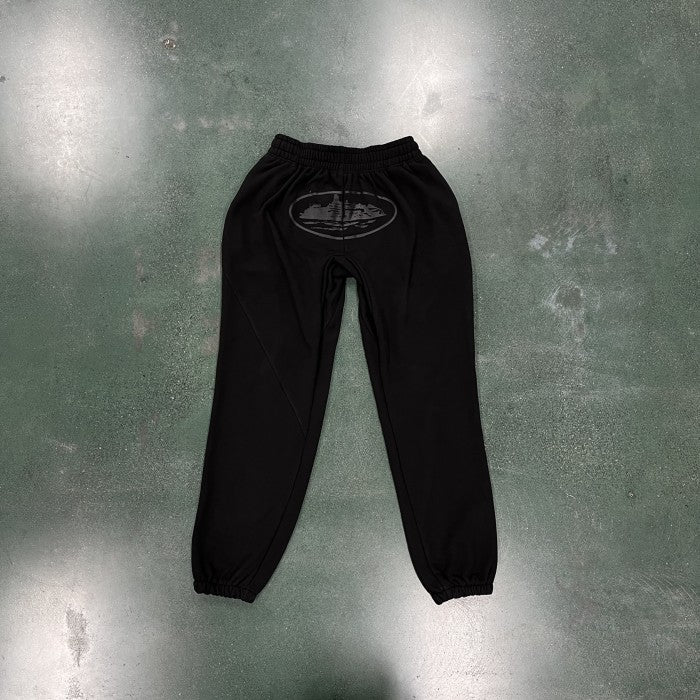 Corteiz OG Alcatraz Bottoms Joggers / Sweatpants - Triple Black
