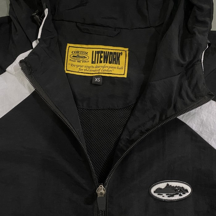 Corteiz Spring Jacket - Alcatraz Sun & Rain Black Windbreaker