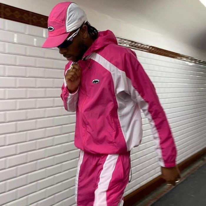 Corteiz Spring Jacket - Alcatraz Sun & Rain Pink Windbreaker