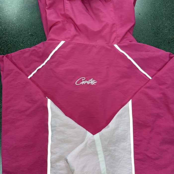 Corteiz Spring Jacket - Alcatraz Sun & Rain Pink Windbreaker