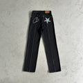 Corteiz C-Star Stitch-Down Jeans - Black
