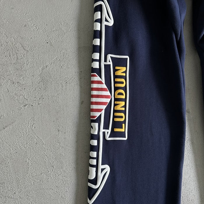 Corteiz Dipset 3D Eagle Zip-Up Sweatpants - Navy