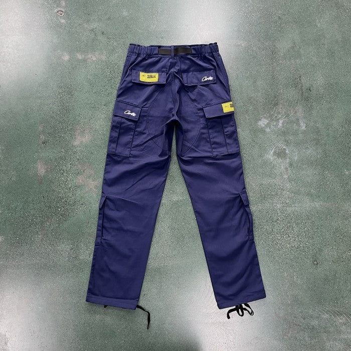 Corteiz Guerillaz* Cargo Pants - Navy