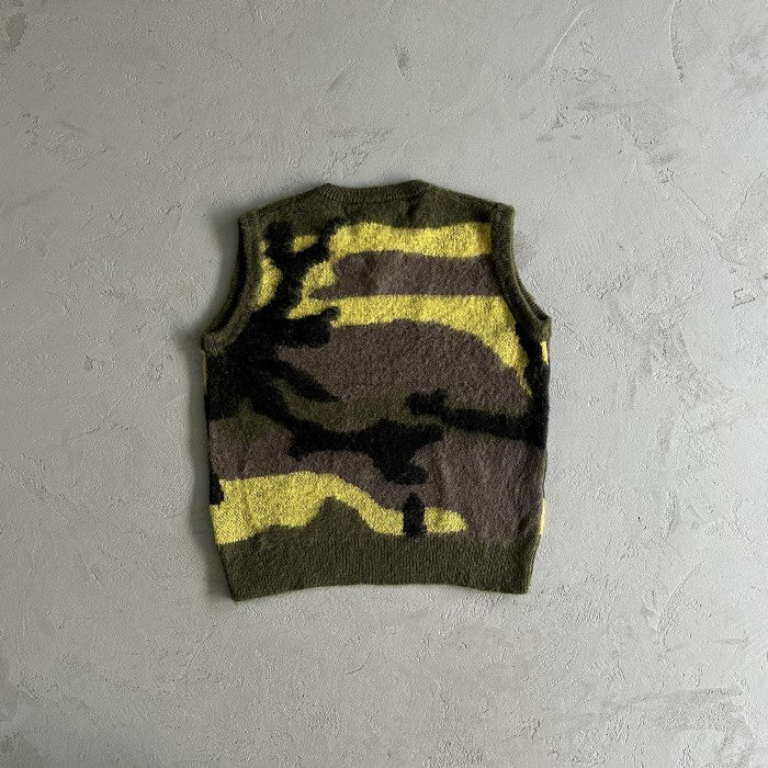 Corteiz Mohair Knit Vest - Gutta Camo