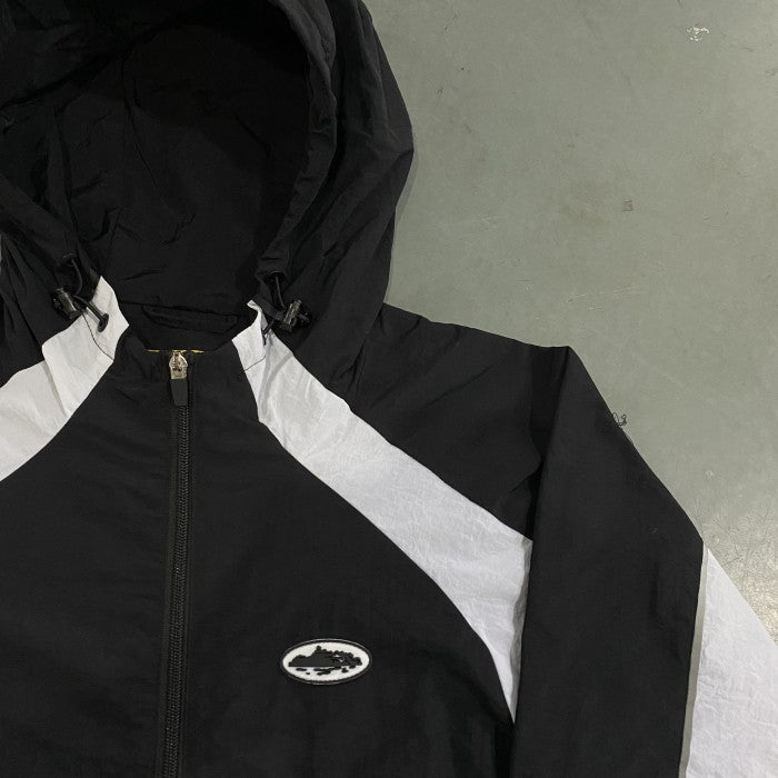 Corteiz Spring Jacket - Alcatraz Sun & Rain Black Windbreaker