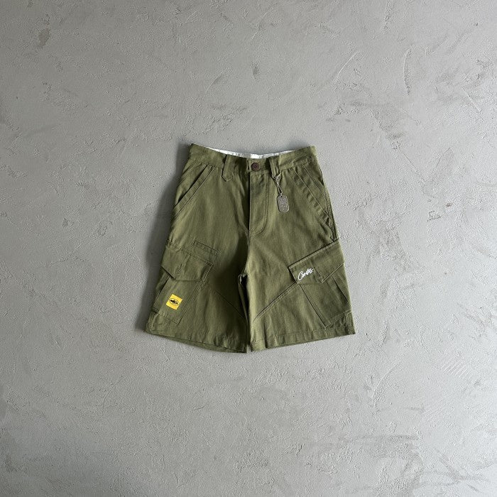 Corteiz Storm Cargo Shorts - Khaki