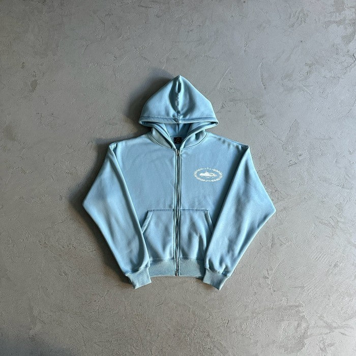 Corteiz Superior Royale - Zip Hoodie & Pants Suit/Set - Blue - Set