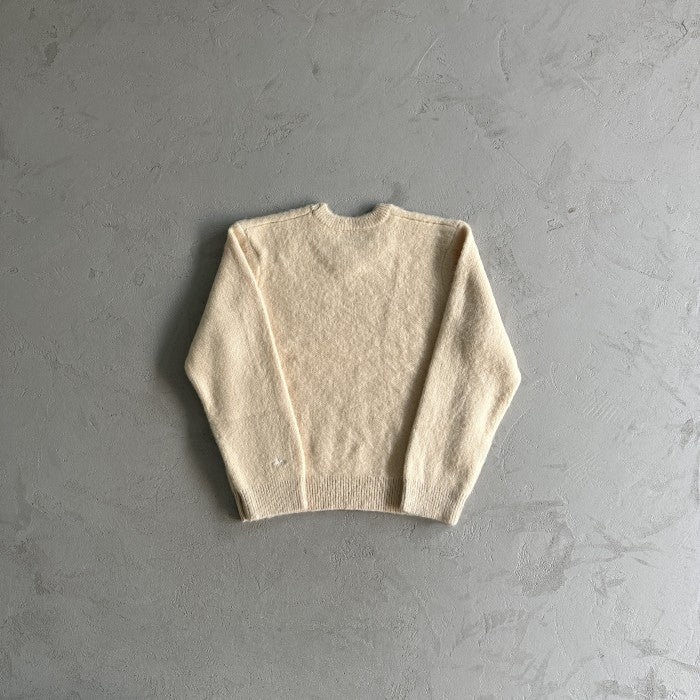 Corteiz C Star Mohair Knit Sweater - Cream