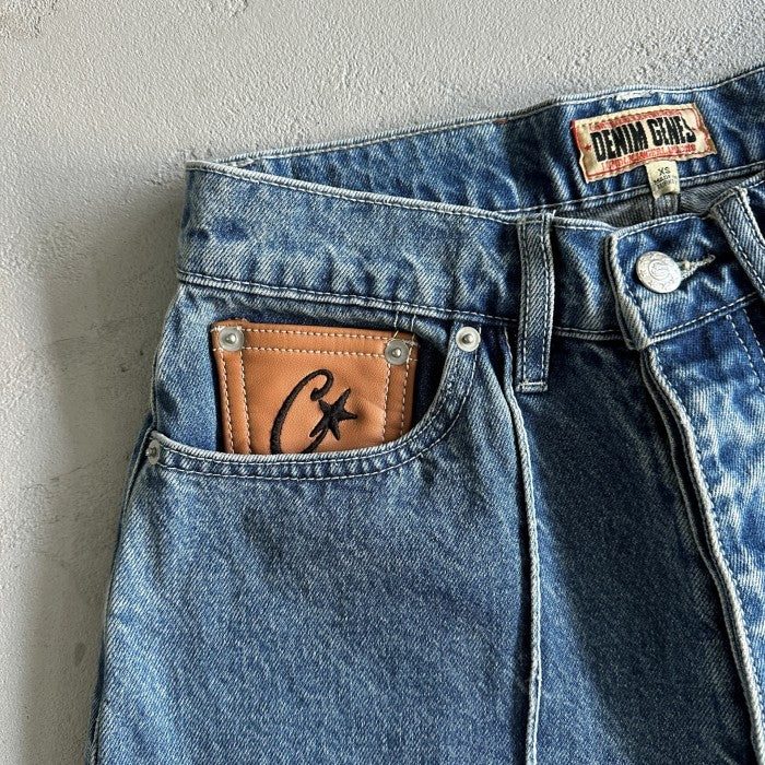 Corteiz C-Star Denim Jorts - Blue