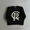 Corteiz Crest Knit Sweater - Black